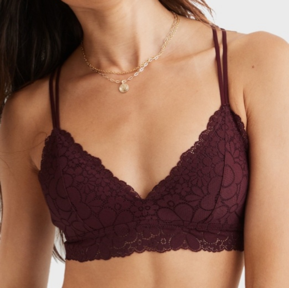 🌹AERIE LACE DETAIL BRA SIZE 34C